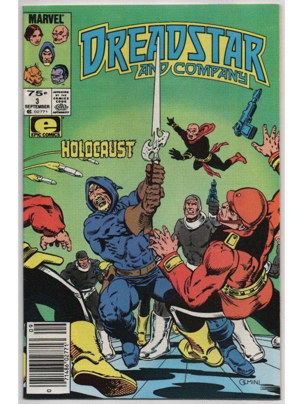Dreadstar and Company 3 Marvel Epic Comics 1985 VF- 7.5 Newsstand Jim Starlin
